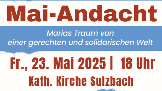 Maiandacht in Sulzbach